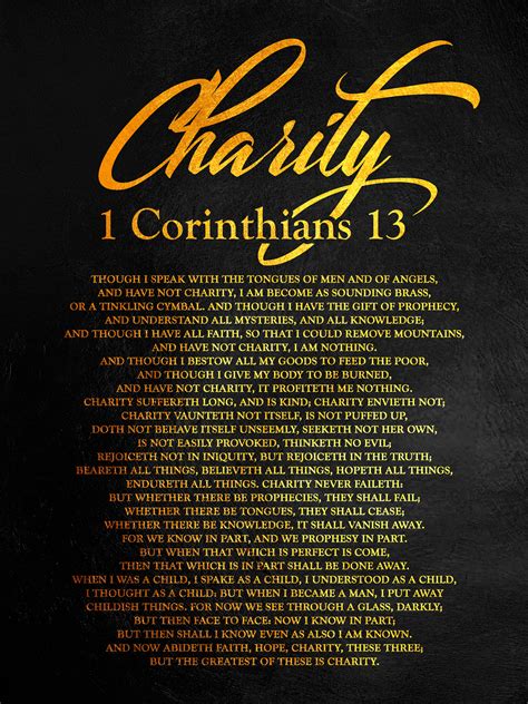 charity begins at home bible|1 Corinthians 13:4.